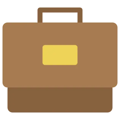 Simple Brown Briefcase