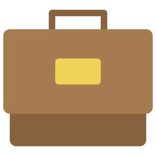 Simple Brown Briefcase