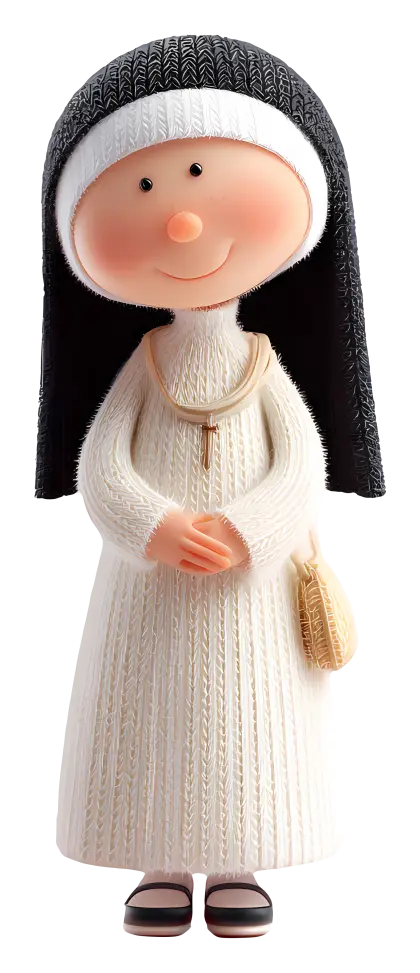 Cartoon Nun