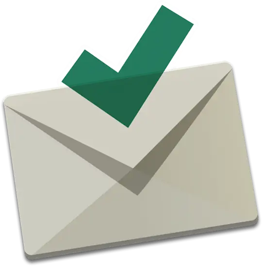Envelope with Green Check Symbol