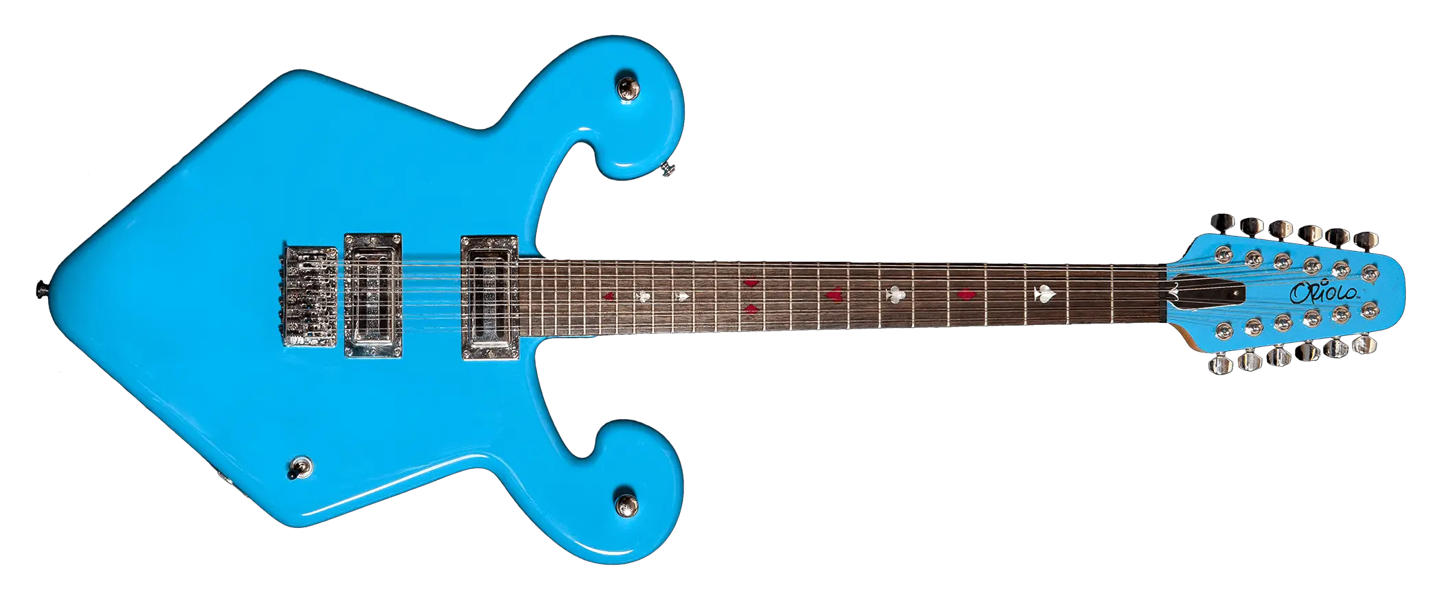 Blue Electric Guitar for Music Performances