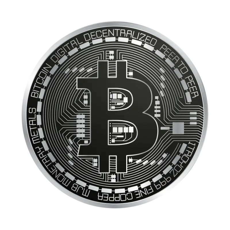 Bitcoin Digital Cryptocurrency Logo