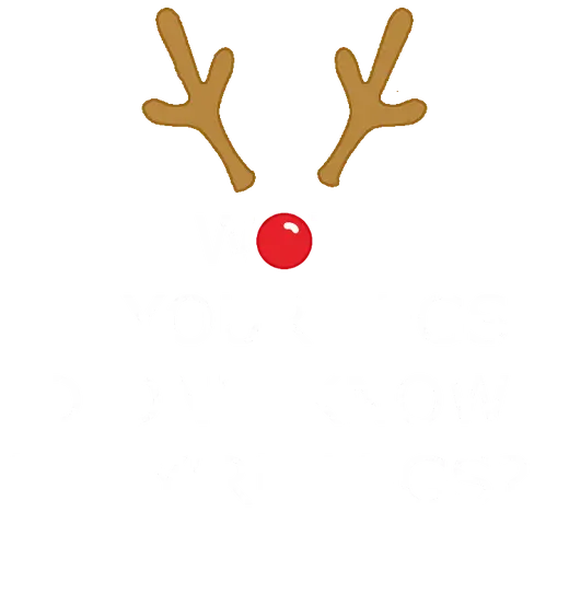 Reindeer Antlers with Red Nose