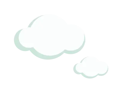 Cartoon Fluffy Clouds