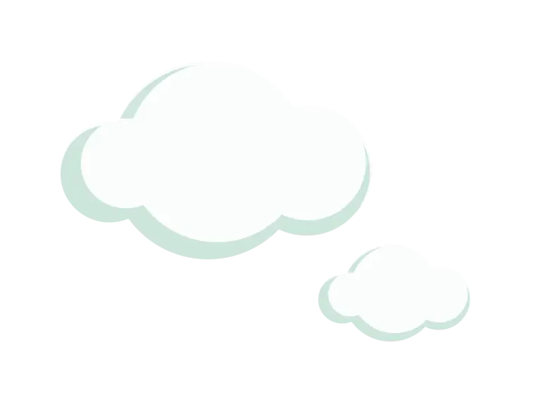 Cartoon Fluffy Clouds