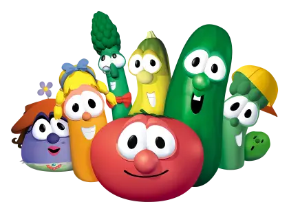 Colorful Vegetable Cartoon Characters