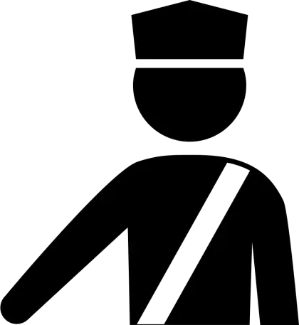 Traffic Officer Silhouette