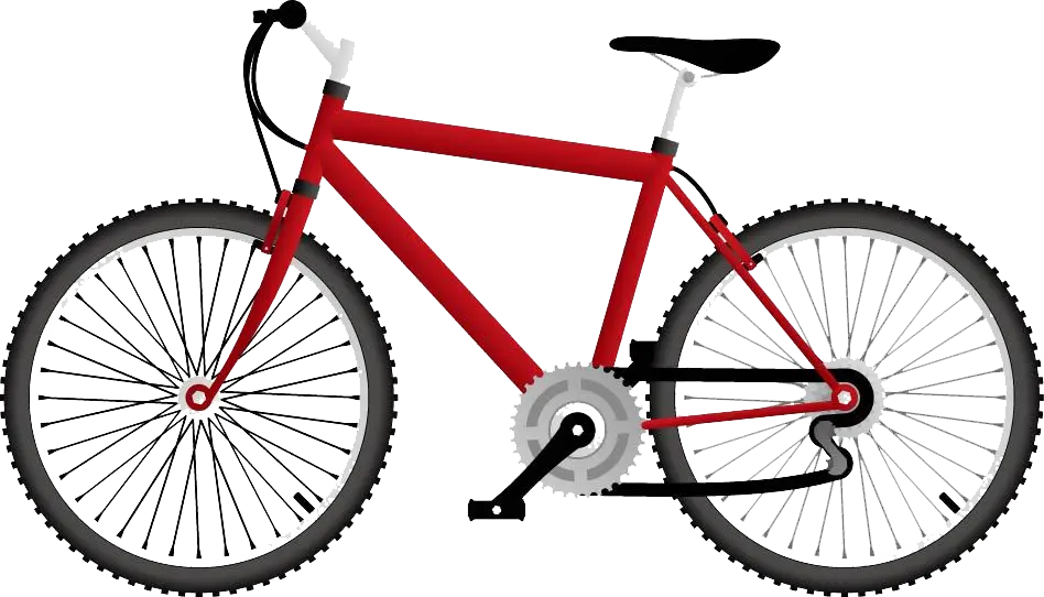 Red Mountain Terrain Bicycle with Gear