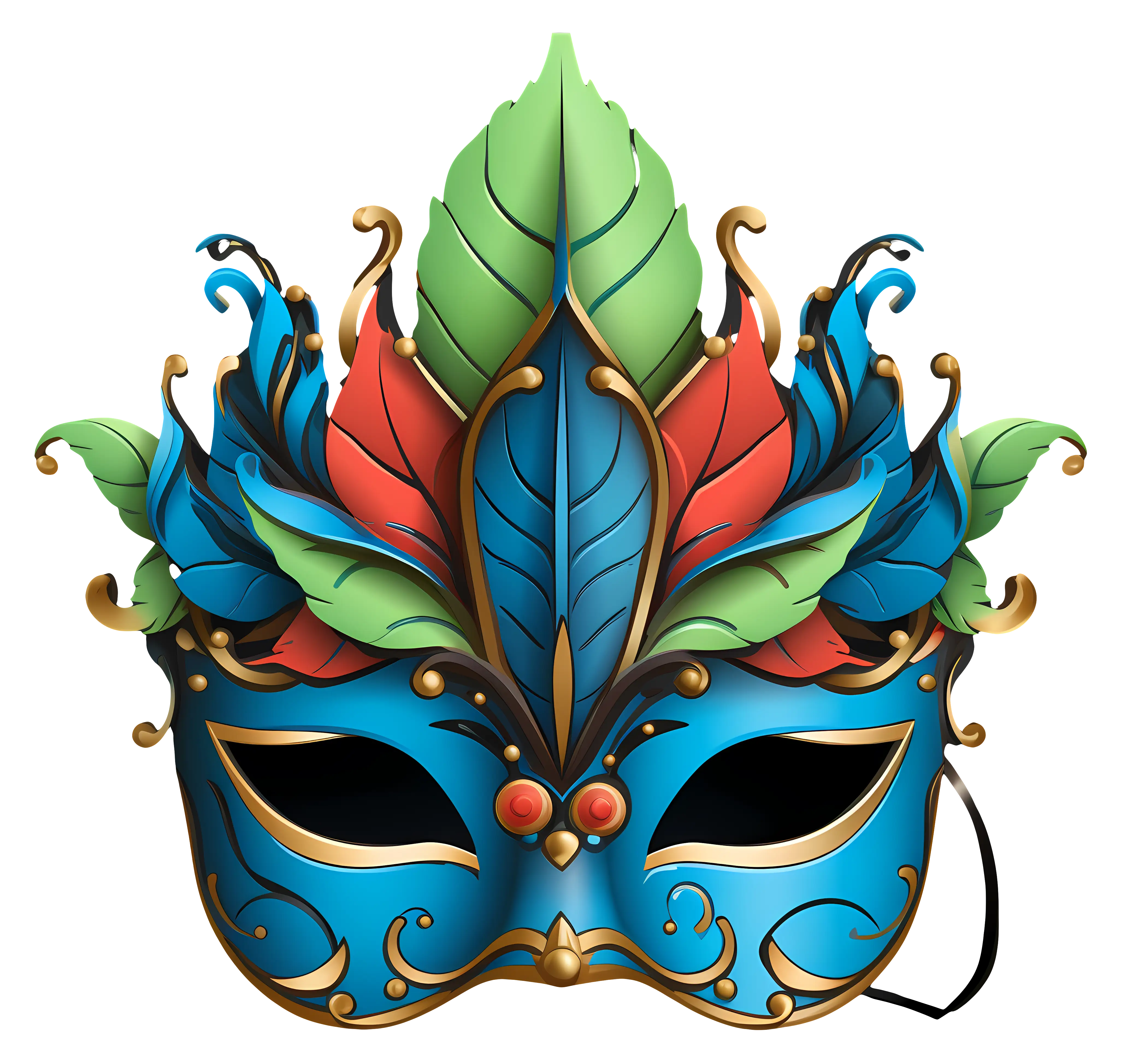 Colorful Decorative Masquerade Mask