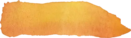 Orange Brush Stroke for Artistic Design