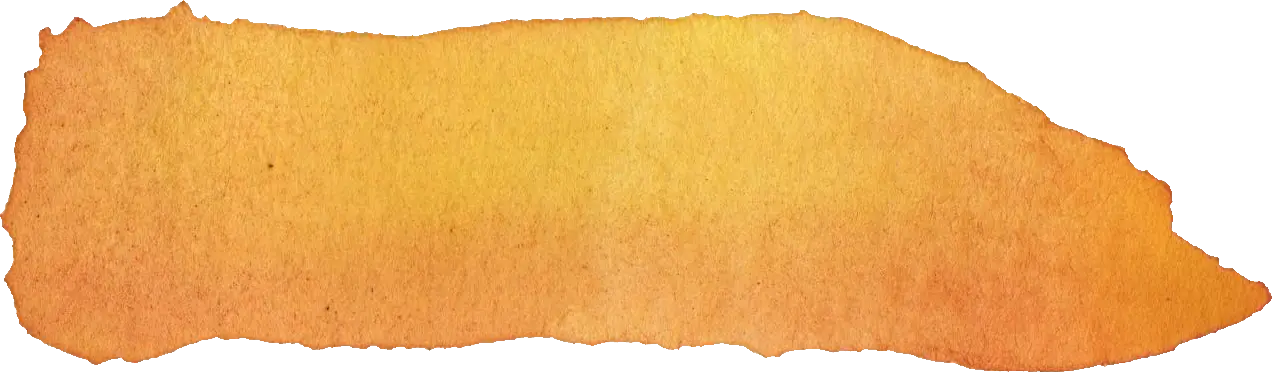 Orange Brush Stroke for Artistic Design