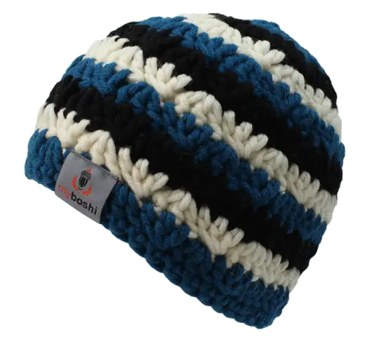 Striped Knit Beanie