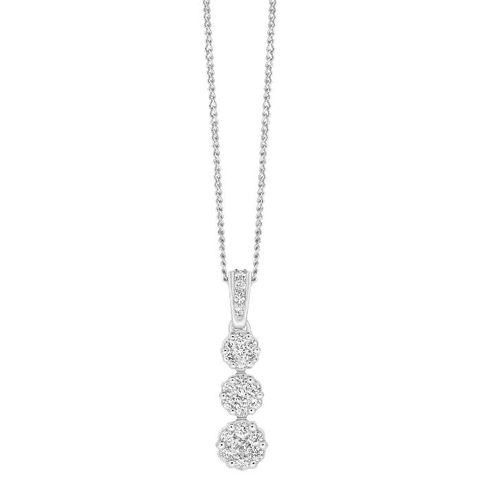 Elegant Diamond Necklace Pendant