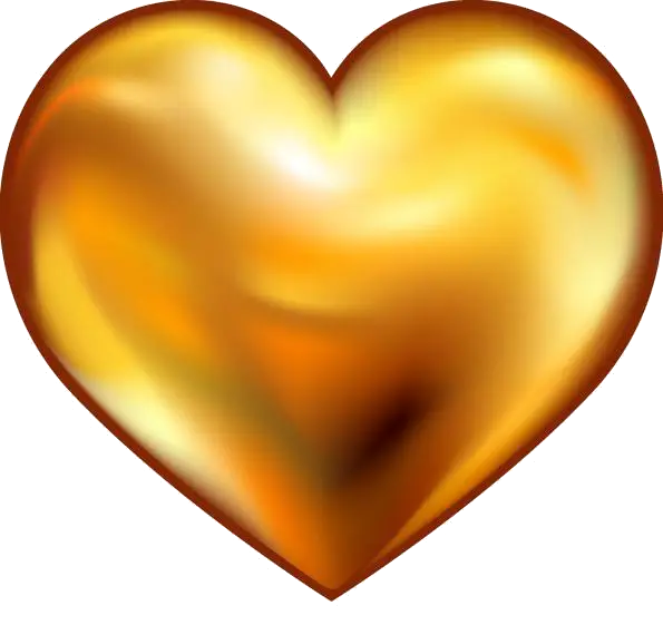Golden Heart Symbol