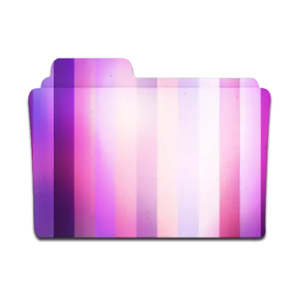 Purple Gradient Folder Icon
