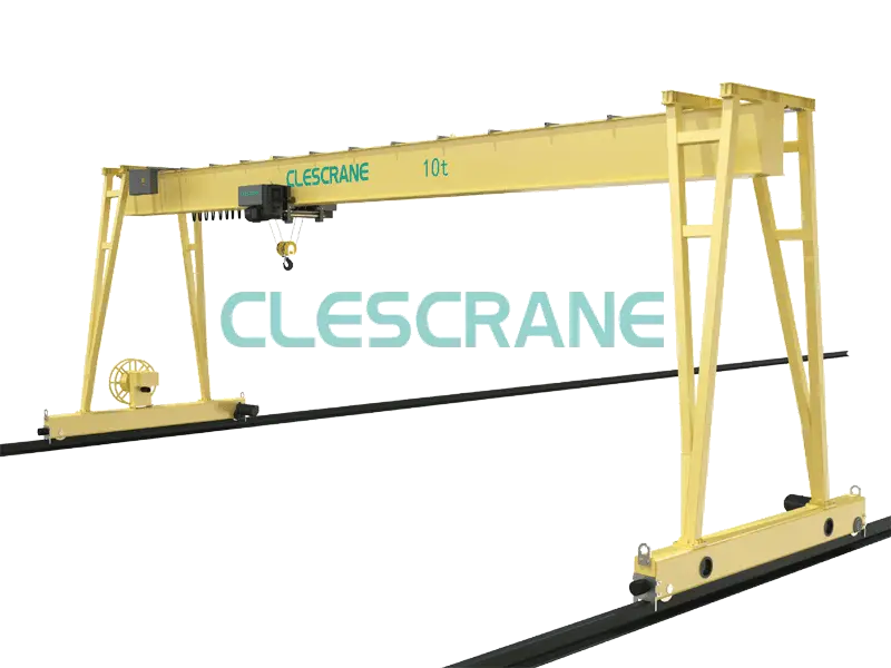 Yellow Industrial Gantry Crane