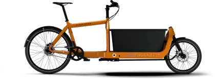 Orange Cargo Bike for Urban Use