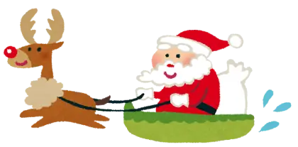 Santa Claus with Reindeer