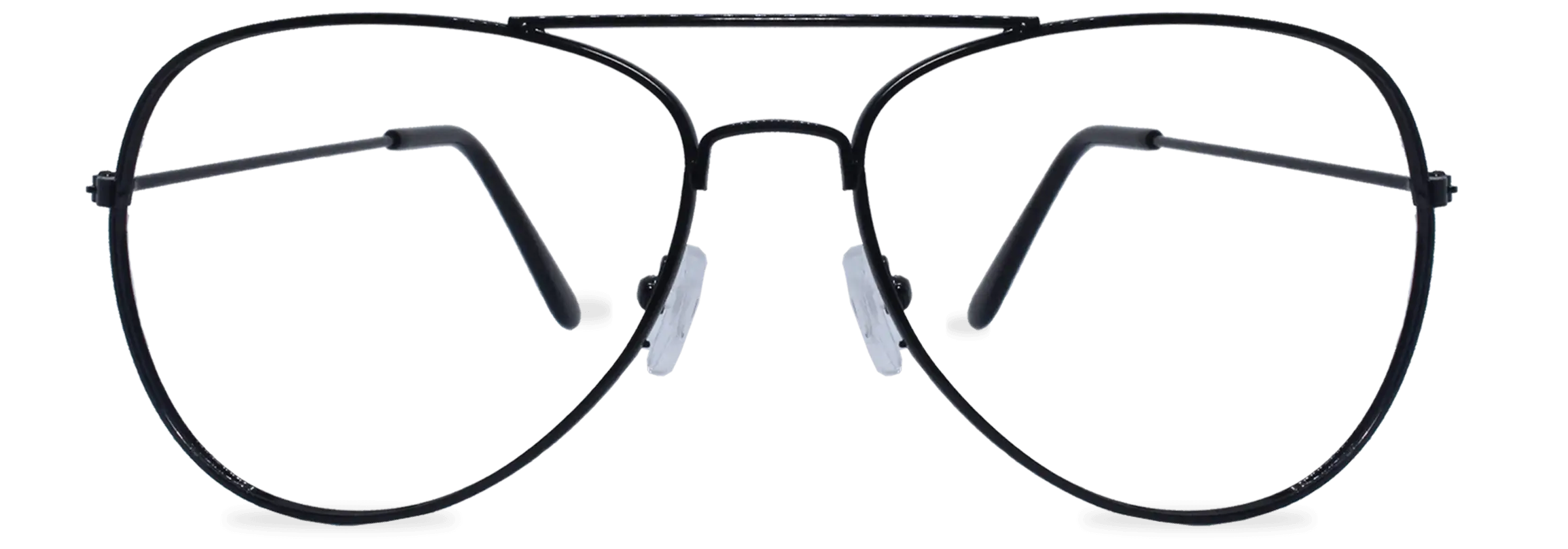 Stylish Black Aviator Glasses