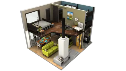 Small Cute Doodle House