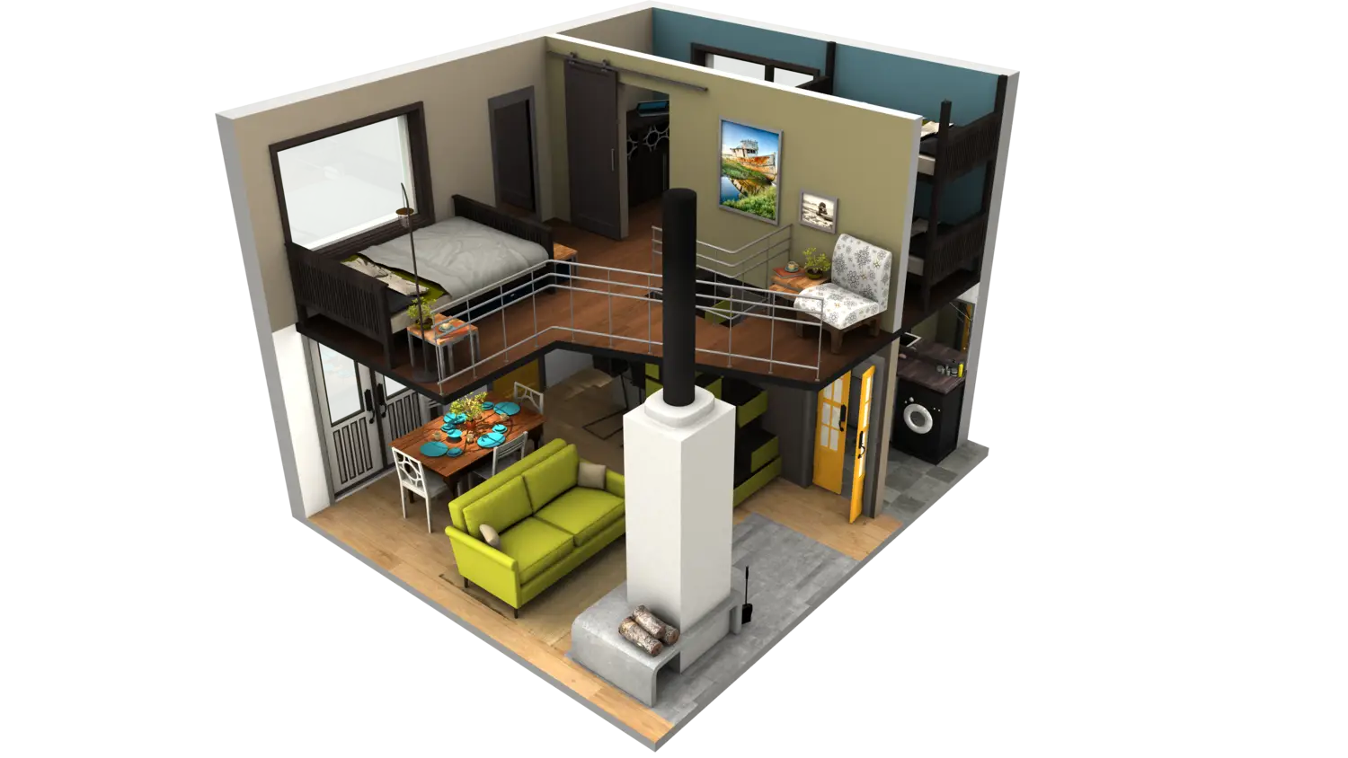 Small Cute Doodle House