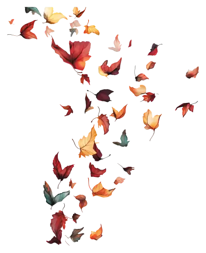 Autumn Leaves Falling Illustration