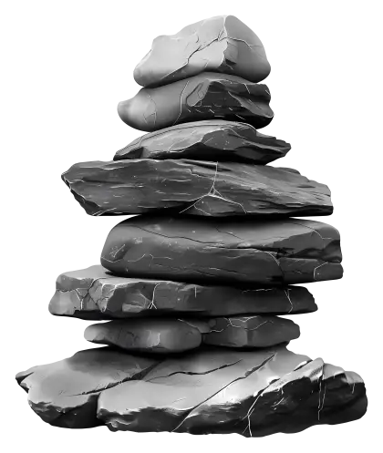Stacked Stones for Balance