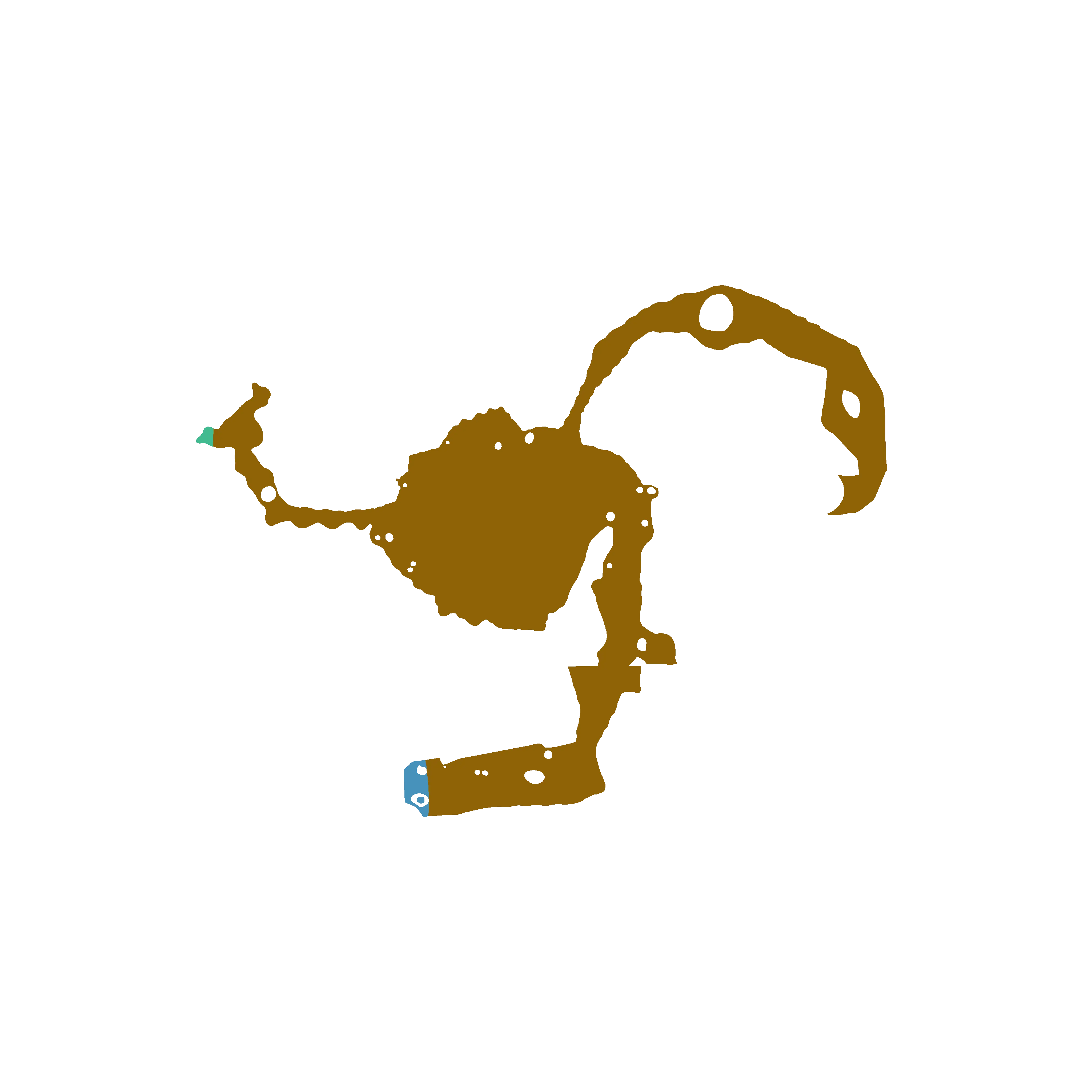 Brown Mechanical Part