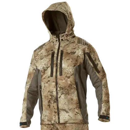 Camouflage Jacket with Hoodie for Outdoors