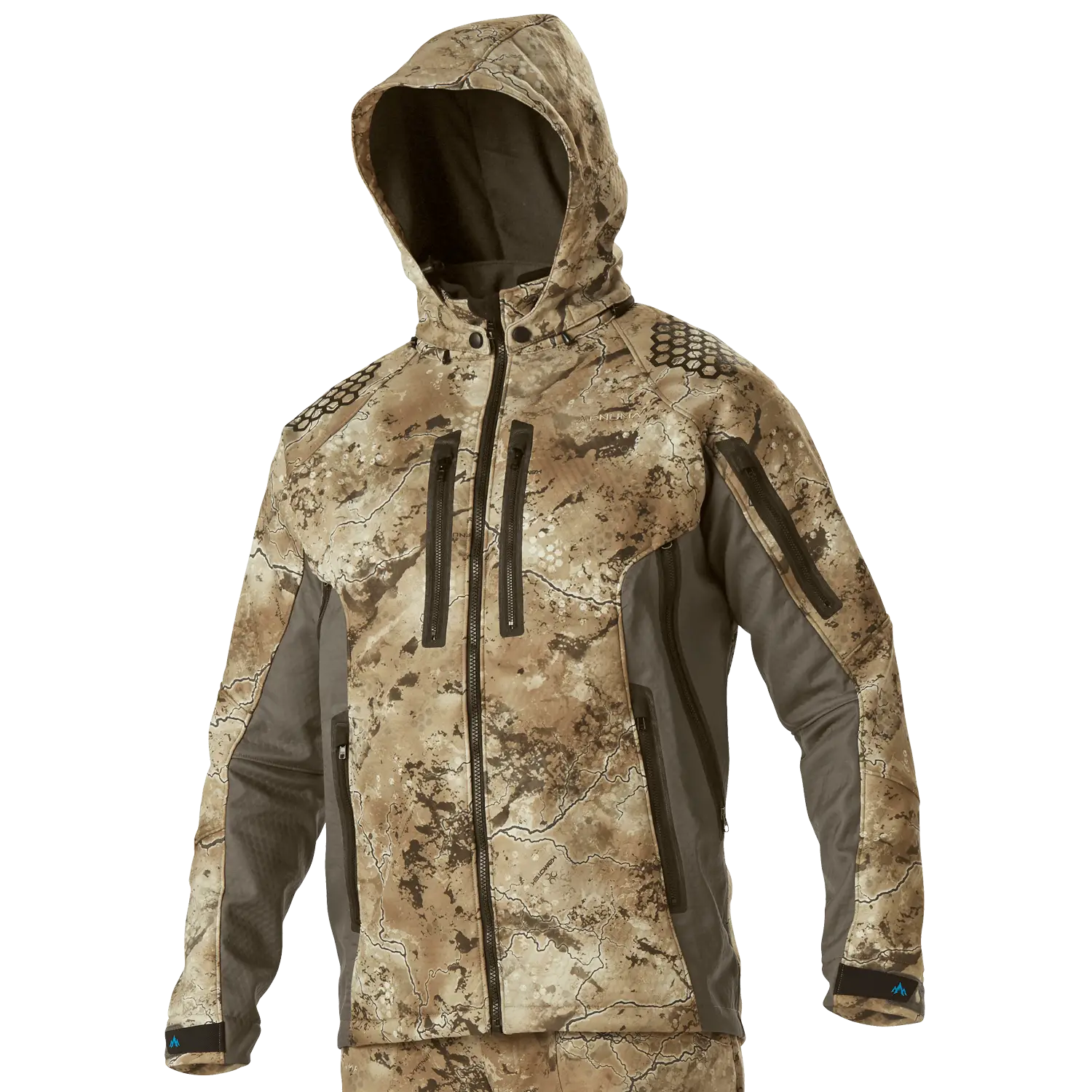 Camouflage Jacket with Hoodie for Outdoors