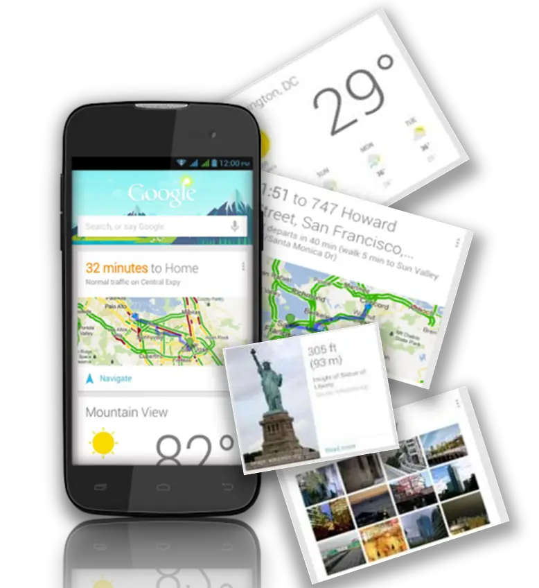 Smartphone Displaying Various Apps