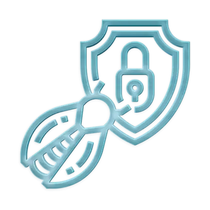 Security Shield with Lock Icon