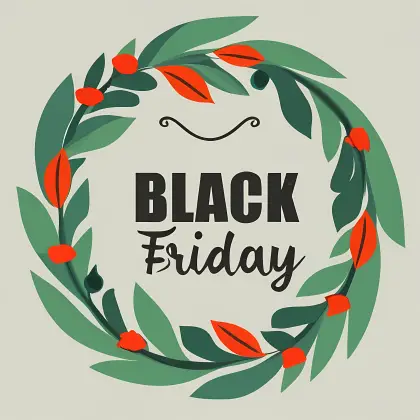 Black Friday Wreath