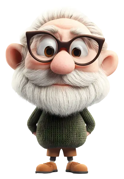 Old Man with Glasses