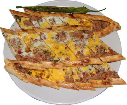 Authentic Turkish Pide Bread with Toppings