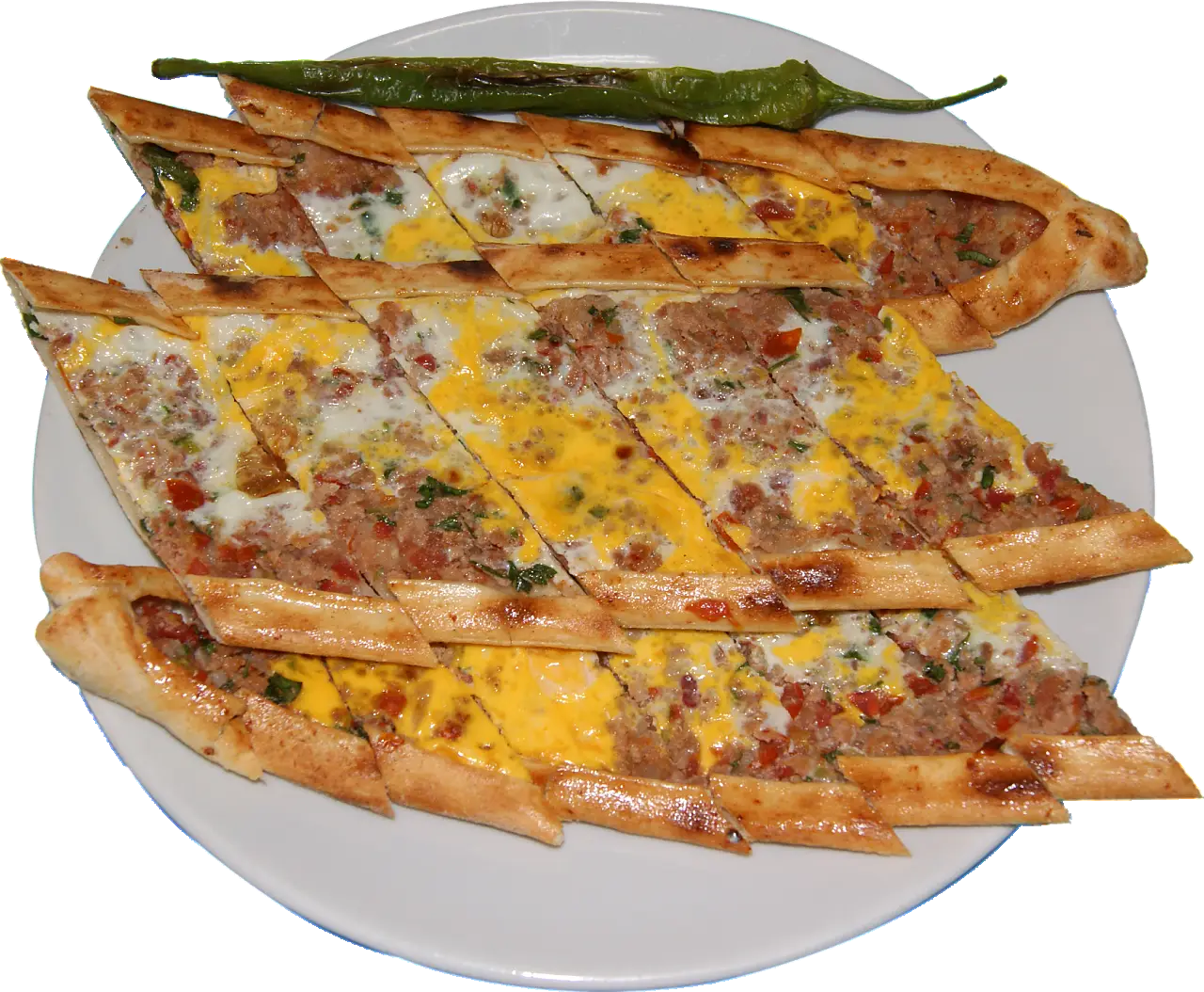 Authentic Turkish Pide Bread with Toppings