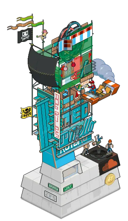 Pixel Art Building