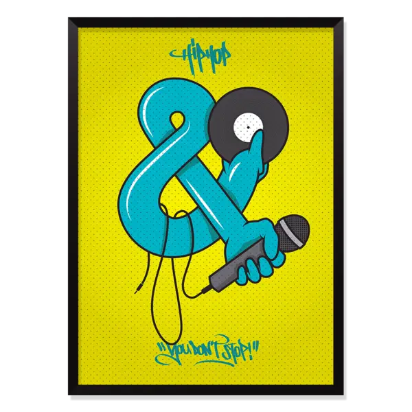 Hip Hop Music Poster