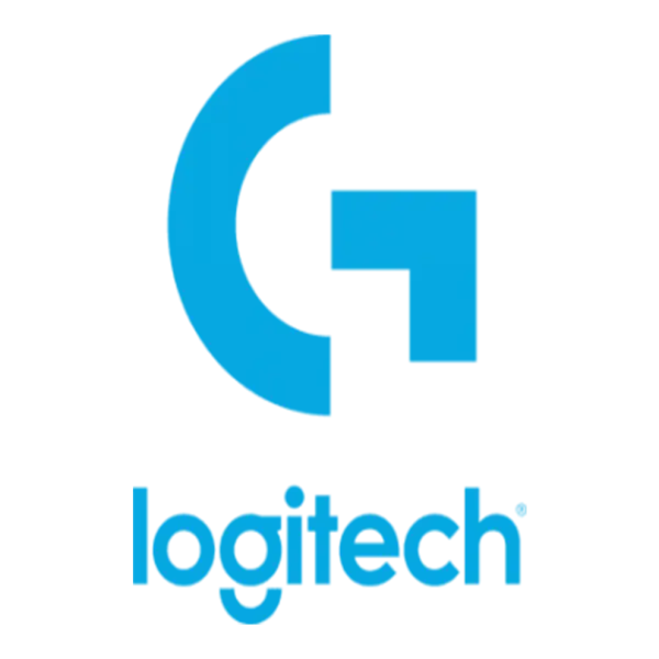 Blue Logitech Logo Representing Technology Brand