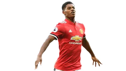 Soccer Player in Red Jersey