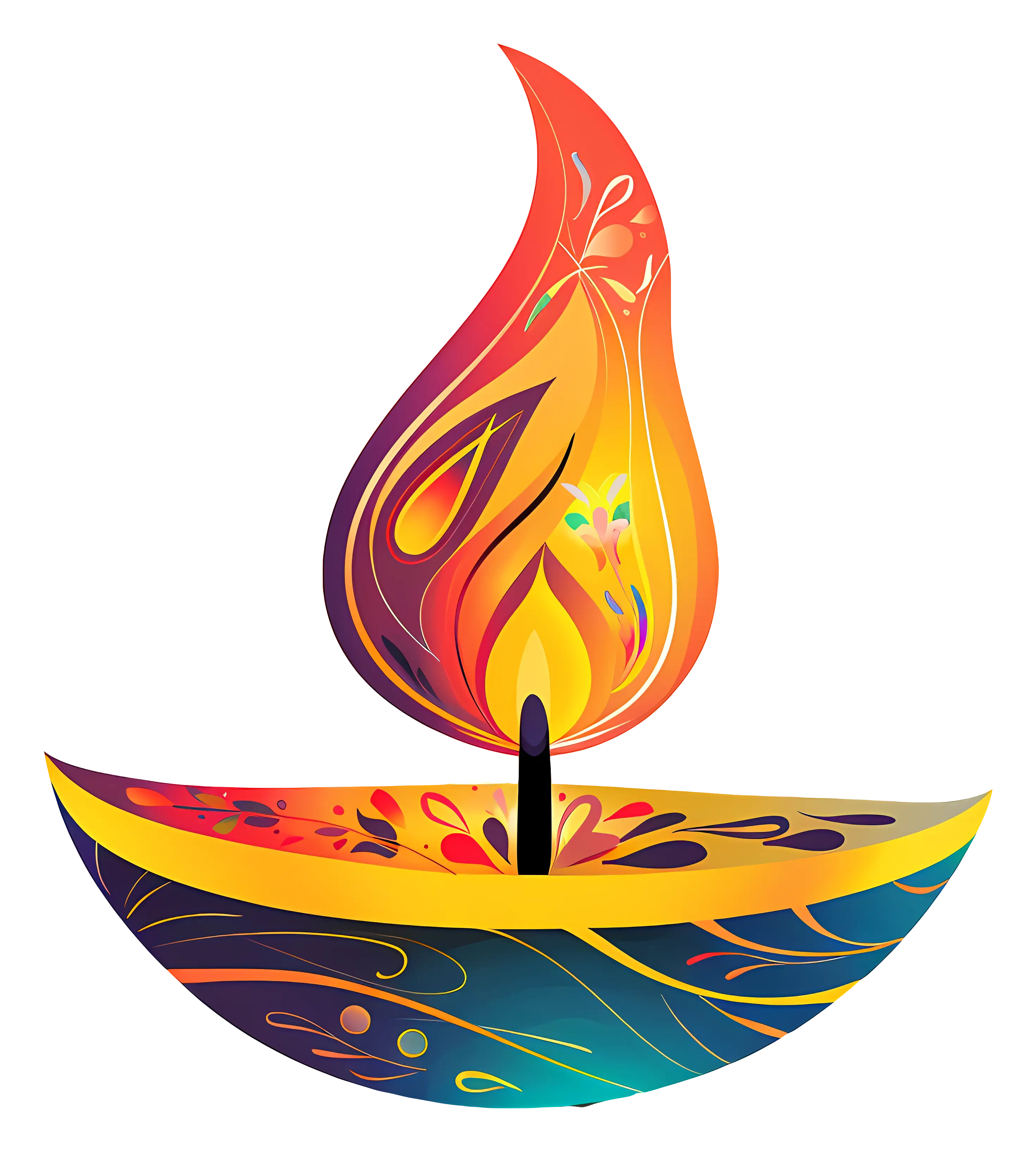 Colorful Decorative Candle
