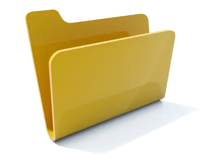 Yellow Folder for Documents