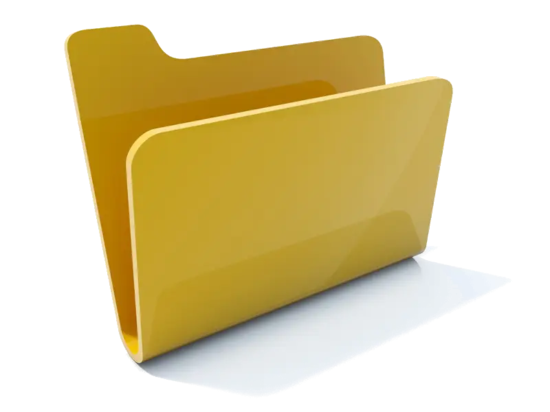 Yellow Folder for Documents