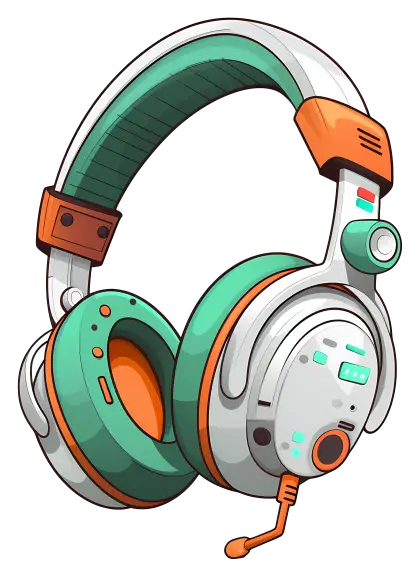 Colorful Cartoon Headphones