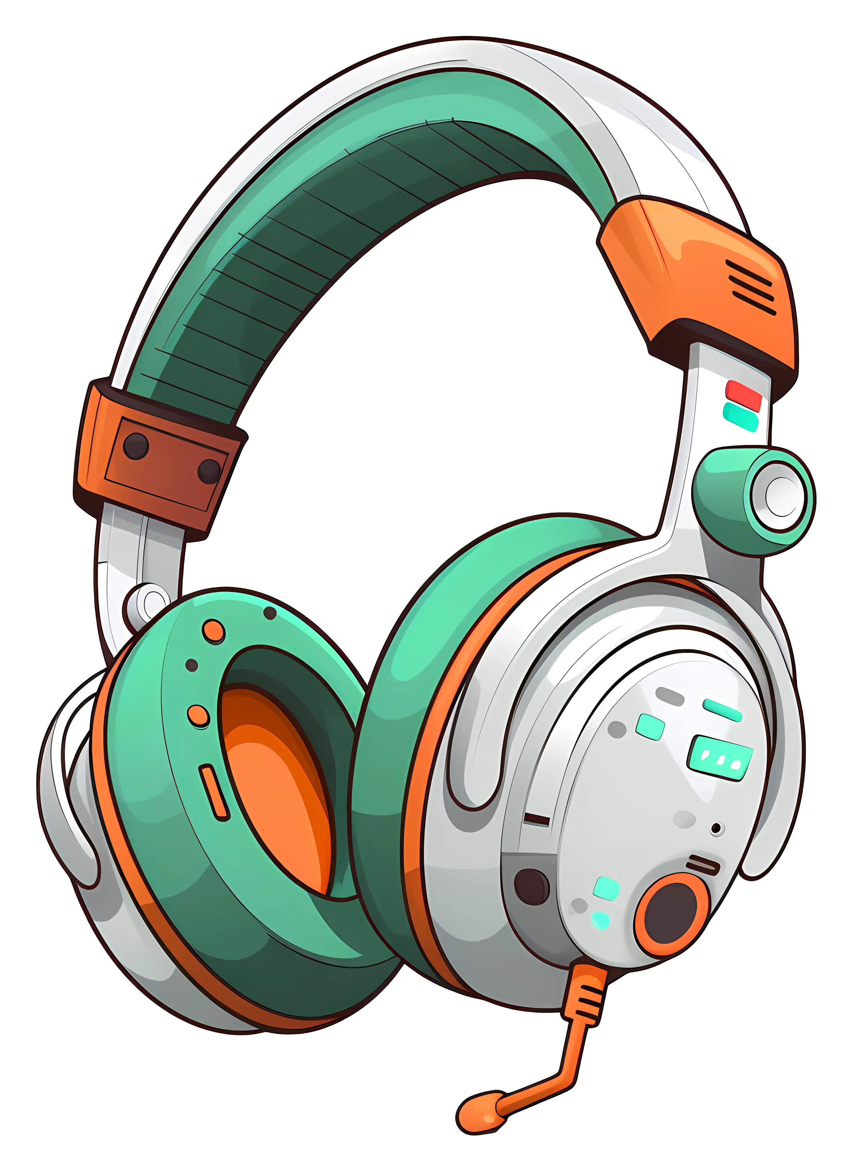 Colorful Cartoon Headphones