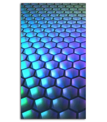 Abstract Hexagonal Pattern