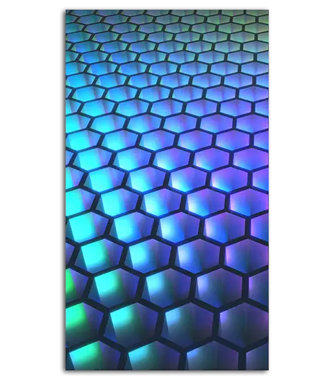 Abstract Hexagonal Pattern