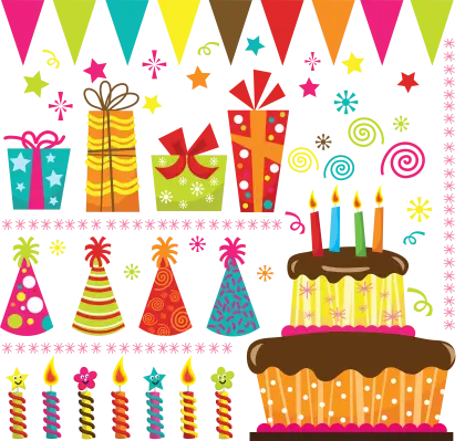 Birthday Celebration Elements