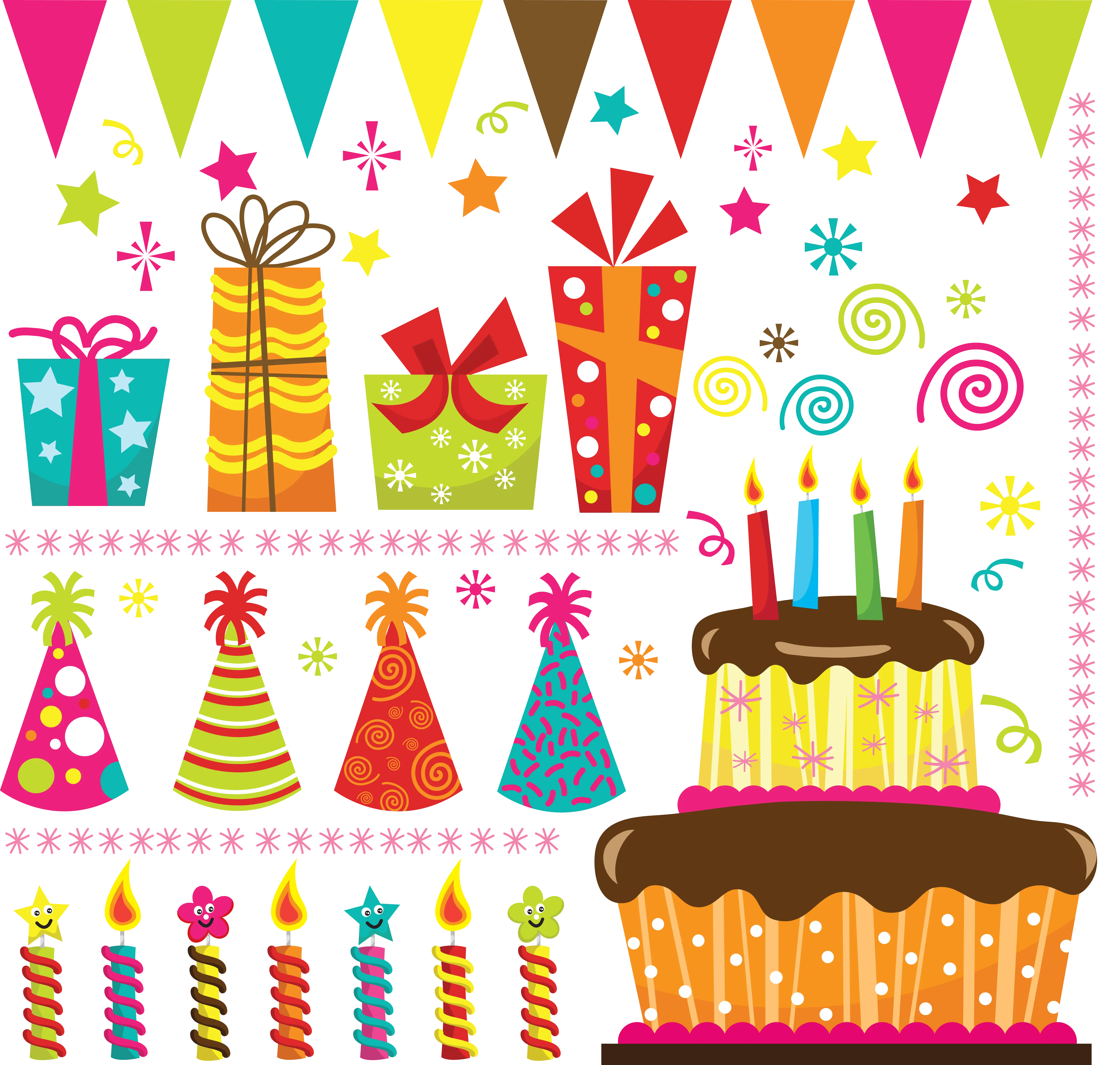 Birthday Celebration Elements