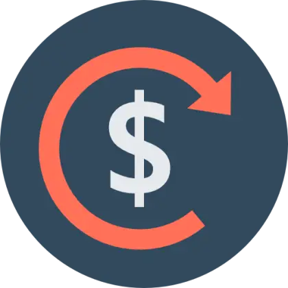 Dollar Sign with Circular Arrow